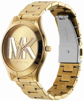 Michael Kors Oversized Slim Runway Gold-Tone Logo Watch MK4732