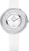 Swarovski Graceful Lady Floating Crystals White Dial White Strap Women's Watch 5275046