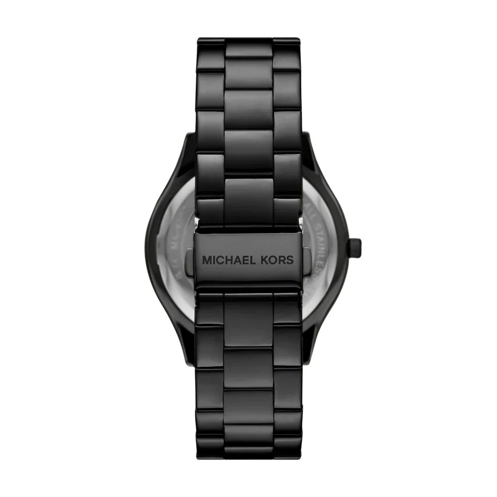 Michael Kors Oversized Slim Runway Black-Tone Watch MK4734