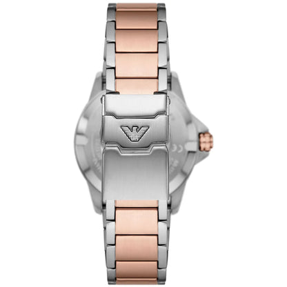 AR11591 Emporio Armani two-tone stainless steel bracelet with Emporio Armani eagle logo clasp