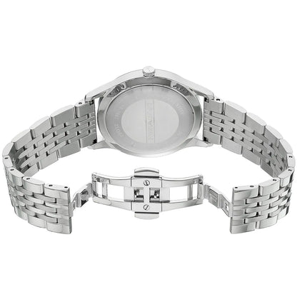 Emporio Armani Beta Large caseback and bracelet detail view