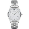 Emporio Armani Beta Large silver men's watch with white dial and date window
