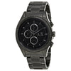 Armani Exchange AX1605 all-black chronograph watch with ion-plated steel bracelet and black dial