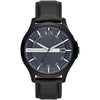 Armani Exchange Hampton AX2411 watch with black case and blue dial