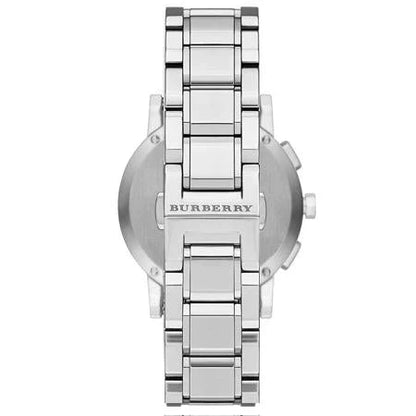 Burberry The City watch stainless steel bracelet detail with links and clasp