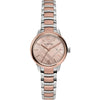 Burberry The Classic BU10117 two-tone women's watch with rose dial and silver and rose gold steel bracelet