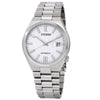 Citizen Tsuyosa automatic 40mm watch with white dial and stainless steel bracelet
