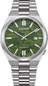 Citizen Tsuyosa Automatic 40mm watch with green dial and stainless steel bracelet