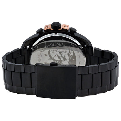 Diesel Chief watch caseback displaying stainless steel with engraved Diesel branding