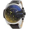 Diesel Mega Chief DZ4523 quartz chronograph watch with black iridescent dial and steel case