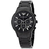 Emporio Armani Classic Chronograph men's watch with black dial and stainless steel bracelet