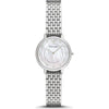 Emporio Armani AR2511 watch with silver-tone stainless steel bracelet and white dial