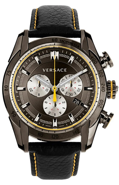 Versace V-Ray Chronograph Grey Dial Men's Watch VDB020014