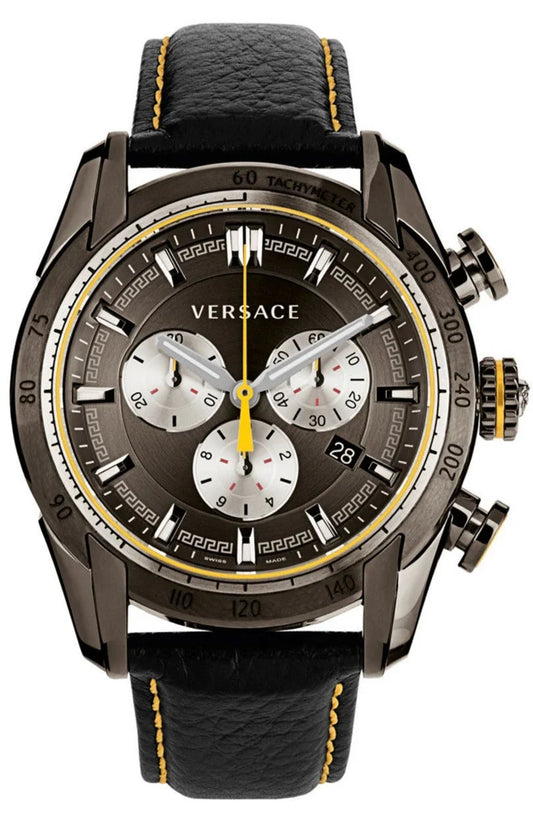 Versace V-Ray Chronograph Grey Dial Men's Watch VDB020014