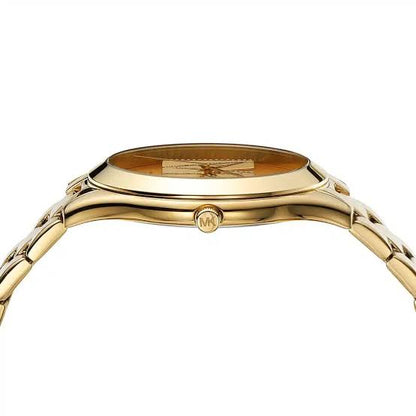 Michael Kors Oversized Slim Runway Gold-Tone Logo Watch MK4732
