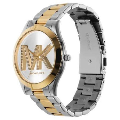 Michael Kors Oversized Slim Runway Two-Tone Watch MK4735