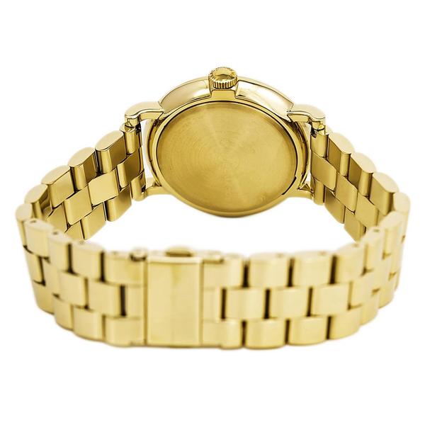 Gold plated case back of Marc by Marc Jacobs Baker watch MBM3281