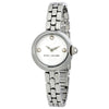 Marc Jacobs Courtney silver-tone watch with white dial and link bracelet
