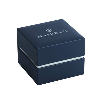 Maserati branded navy blue watch box for Epoca timepiece