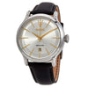 Maserati Epoca white dial men's watch with gold-tone hands and black leather strap