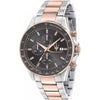Maserati Sfida Chronograph black dial with rose gold and silver two tone bracelet