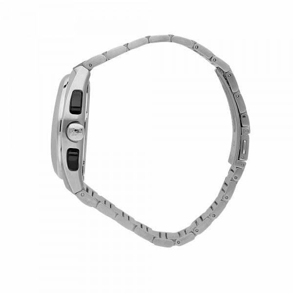 Maserati Triconic watch stainless steel bracelet side view