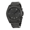 Michael Kors Bradshaw chronograph black dial unisex watch with black stainless steel bracelet