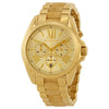 Michael Kors Bradshaw gold-tone chronograph watch with champagne dial and Roman numerals