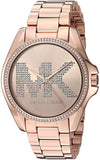 Michael Kors Bradshaw rose gold-tone women's watch with crystal-embellished dial