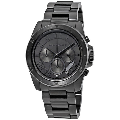 Michael Kors Brecken chronograph men's watch with gunmetal case and bracelet