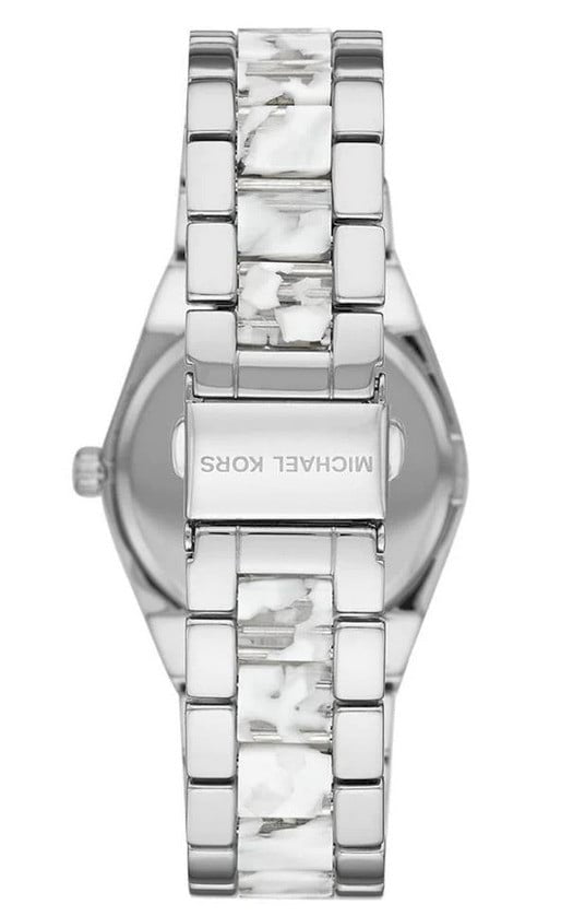 Michael Kors Channing MK6649 watch case back showing Michael Kors branding