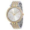 Michael Kors Darci two-tone ladies watch with silver dial and crystal-set bezel