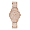 Michael Kors Darci Pave rose gold women's watch with crystal-set dial and matching bracelet