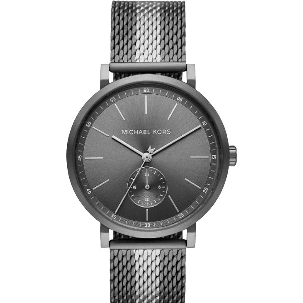 Michael Kors Irving grey unisex watch MK8805 with dark dial and mesh bracelet