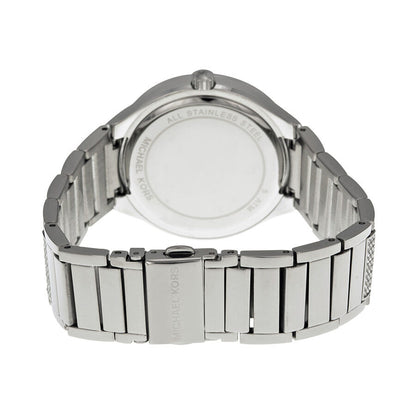 Michael Kors Kerry MK3359 caseback showing stainless steel case back