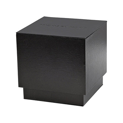 Michael Kors branded black watch box packaging for MK3199 model
