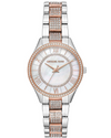Michael Kors MK4366 watch with two-tone stainless steel bracelet and crystal-set bezel
