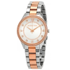 Michael Kors MK4483 women's watch with two-tone rose gold and silver bracelet and crystal bezel