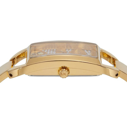 Michael Kors MK4840 women's watch side view showing case profile and crown detail