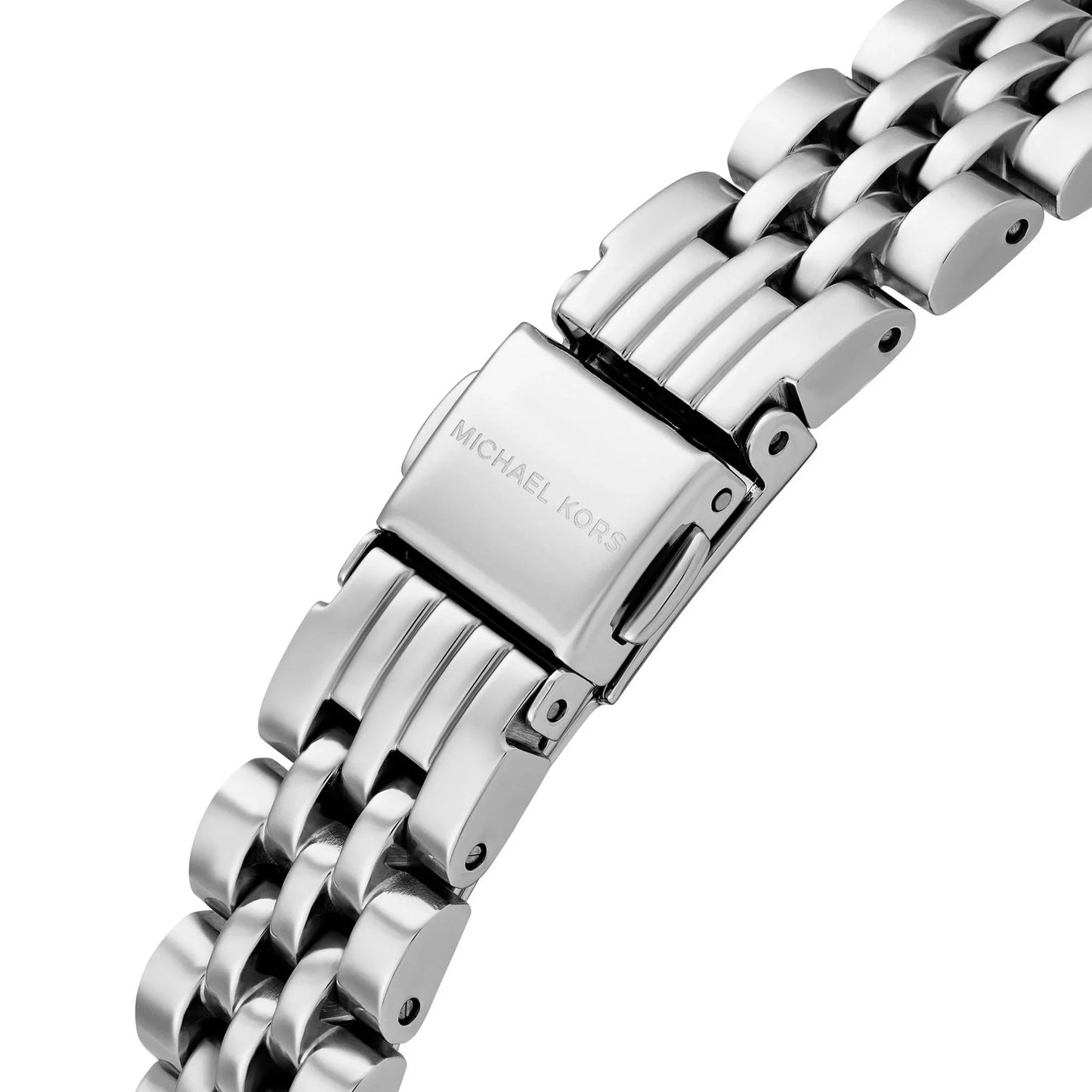 Michael Kors Petite Lexington Pavé Silver Watch MK4843