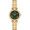 Michael Kors MK4892 Laney gold-tone watch with dark green dial and Roman numerals