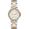 Michael Kors MK6982 Camille chronograph watch with diamond bezel and two-tone bracelet