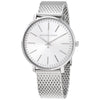 Michael Kors Pyper silver dial quartz watch with silver mesh strap
