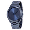 Michael Kors Slim Runway blue dial blue ion-plated ladies watch, front view