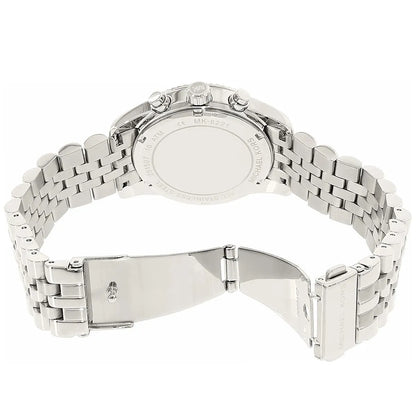 Stainless steel bracelet and clasp of Michael Kors Lexington MK6221 chronograph watch