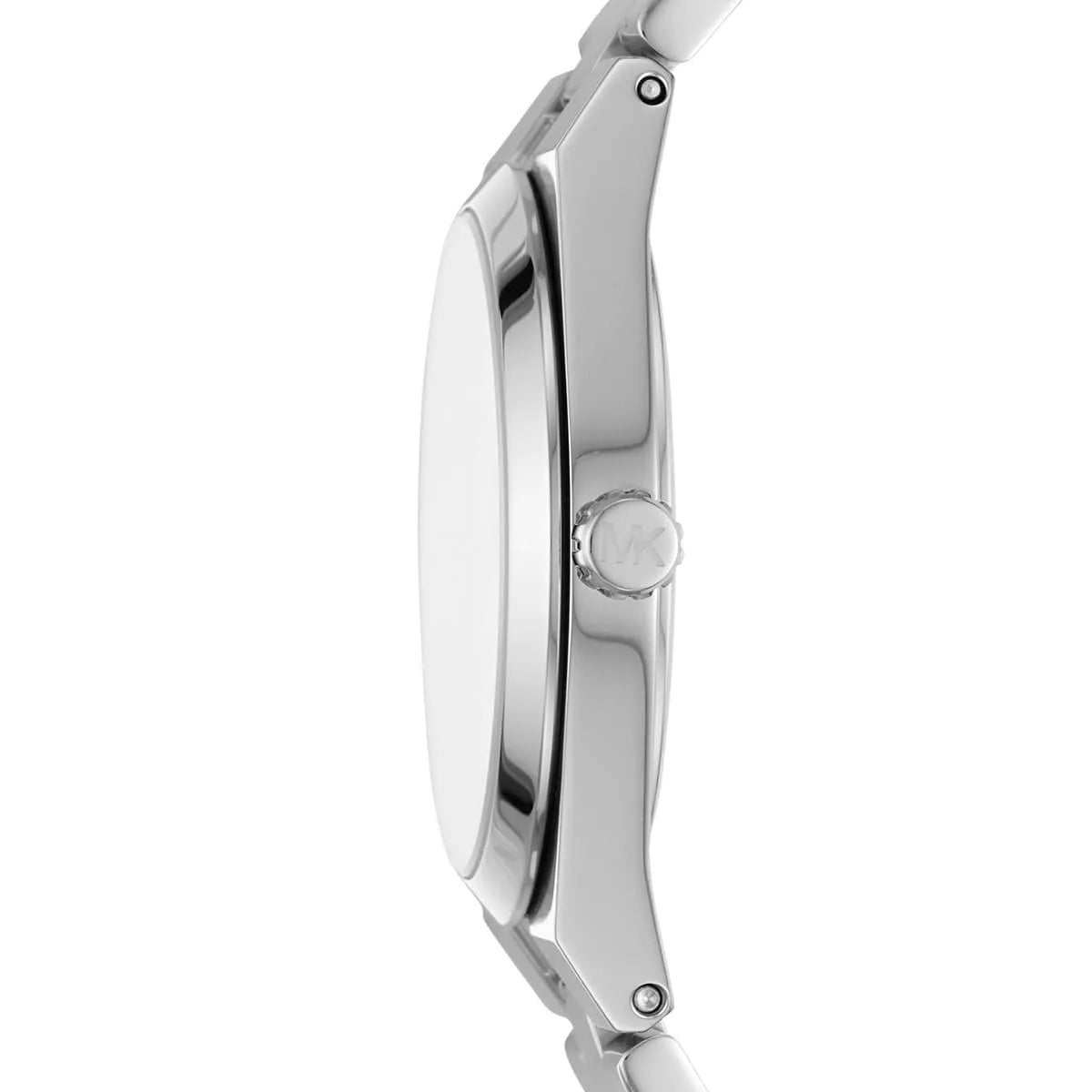 Michael Kors Channing MK6626 side profile showing case thickness and crown detail