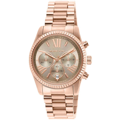 Michael Kors Lexington Chronograph Rose-gold Women's Watch - MK7217