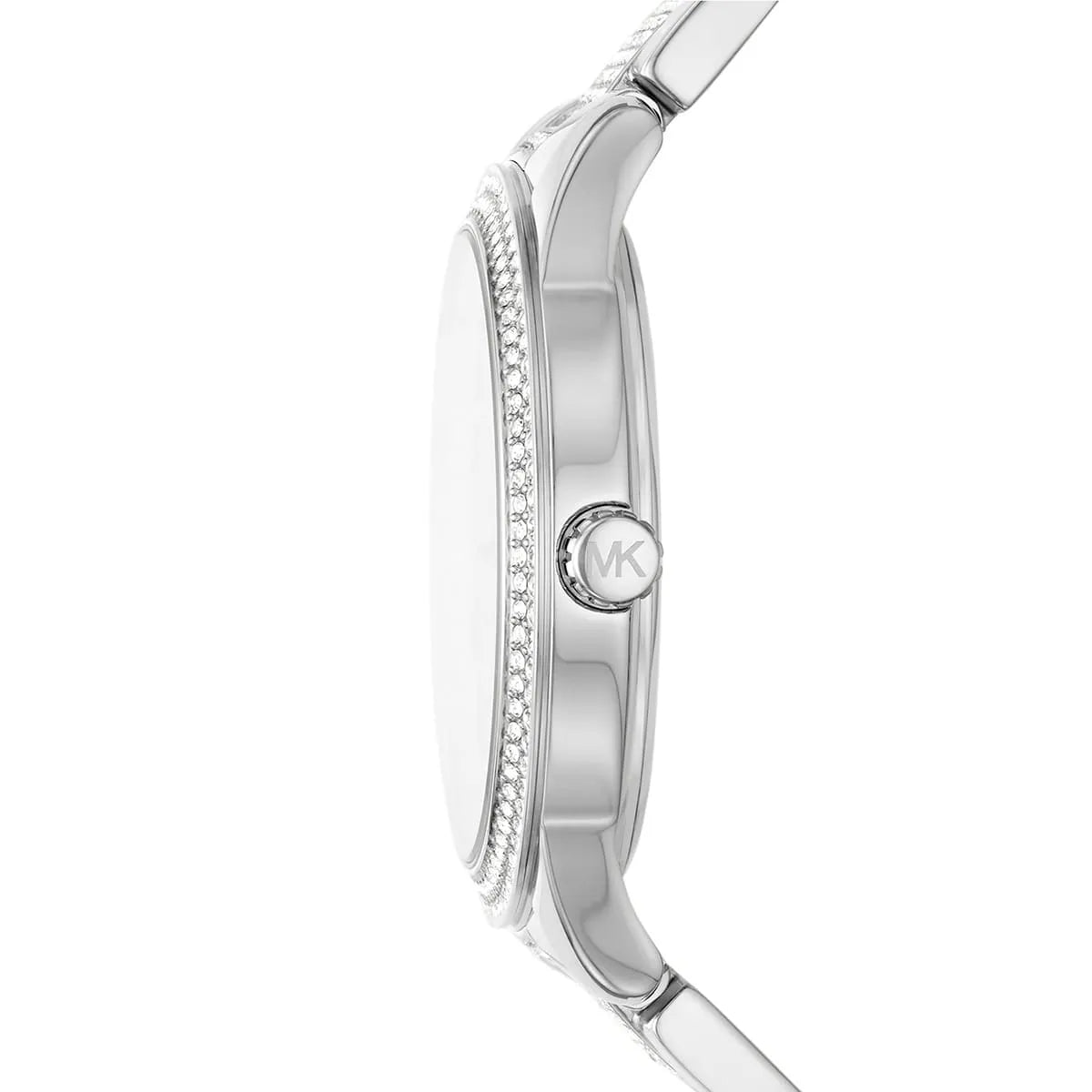 Michael Kors Oversized Tibby Pavé Silver-Tone Women's Watch - MK7294