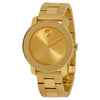Movado Bold champagne dial yellow gold ion plated watch with matching bracelet