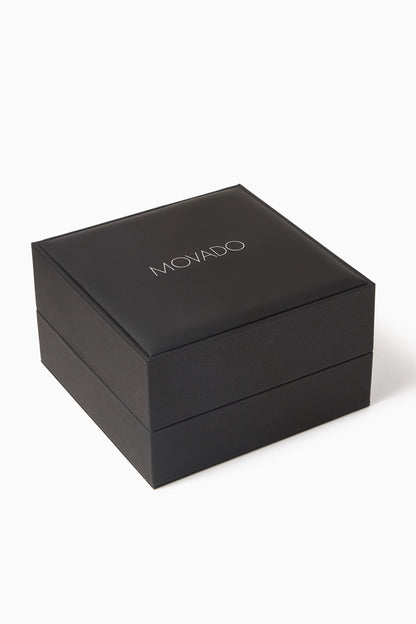 Movado black presentation box for Series 800 watch